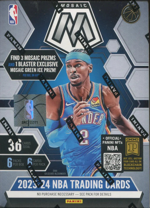 Sports Cards Panini - 2023-24 - Basketball - Mosaic - Blaster Box - Cardboard Memories Inc.