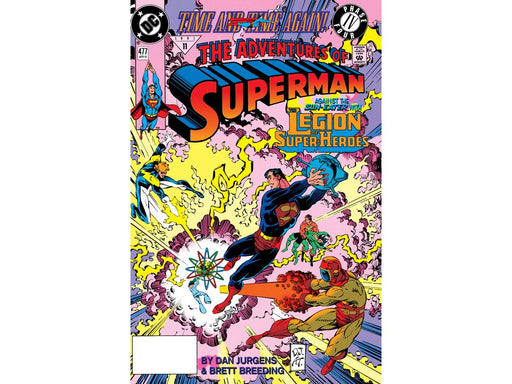 Comic Books DC Comics - Adventures of Superman (1987) 477 (Cond. VF-) - 17622 - Cardboard Memories Inc.