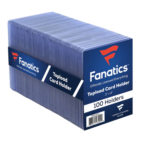 Supplies Fanatics - Top Loaders - 3x4 Regular With Sleeves Combo - Package of 100 - Cardboard Memories Inc.