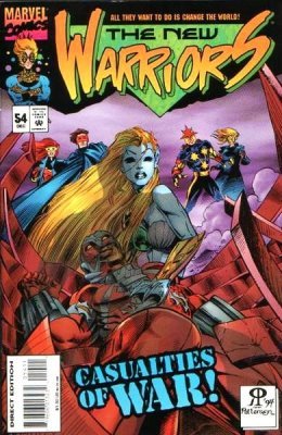 Comic Books Marvel Comics - New Warriors (1st Series 1990) 054 (Cond. FN) 21831 - Cardboard Memories Inc.
