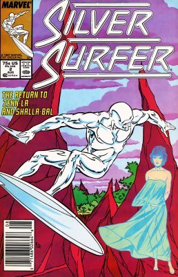 Comic Books Marvel Comics - Silver Surfer (1987 2nd Series) 002 (Cond. FN) 21822 - Cardboard Memories Inc.