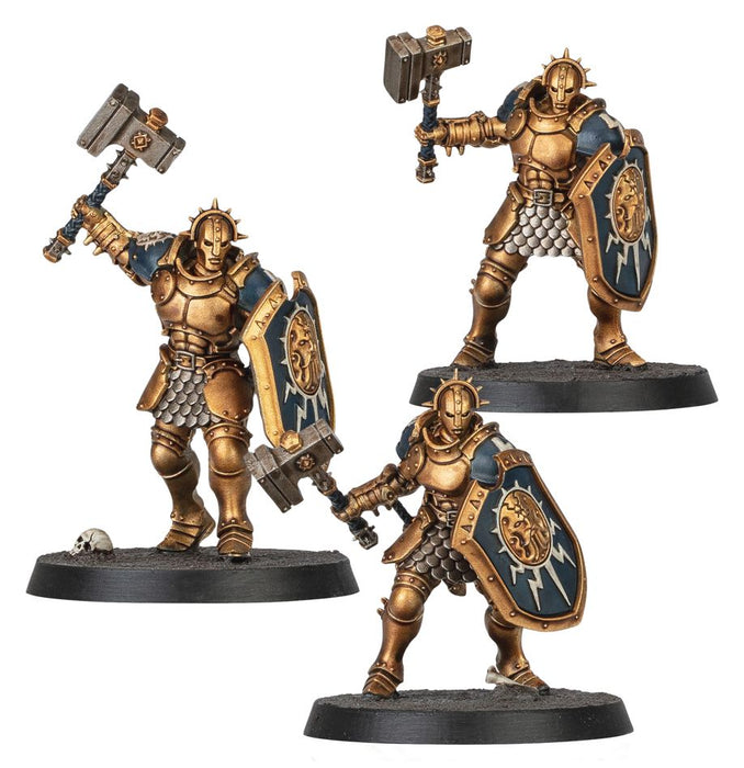 Collectible Miniature Games Games Workshop - Warhammer Age of Sigmar - Stormcast Eternals + Paint Set - 60-10 - Cardboard Memories Inc.