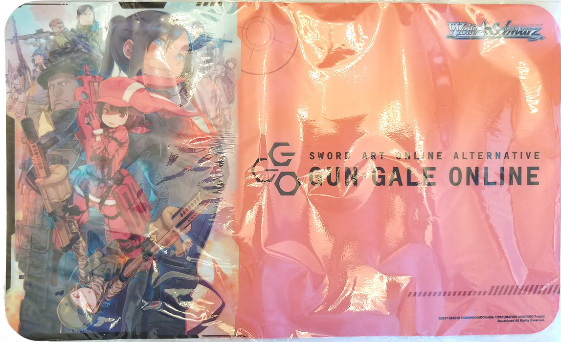 Trading Card Games Bushiroad - Weiss Schwarz - Sword Art Online Gun Gale Online - Rubber Playmat - Cardboard Memories Inc.