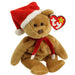 Plush TY Beanie Baby - 1997 - Holiday Teddy Bear - Cardboard Memories Inc.