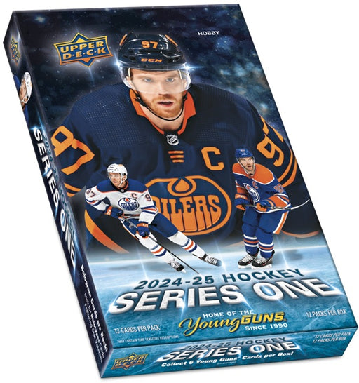 Sports Cards Upper Deck - 2024-25 - Hockey - Series 1 - 12 Box Hobby Case - Cardboard Memories Inc.