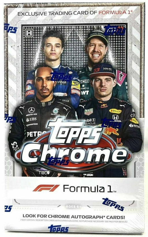 Sports Cards Topps - 2021 - Formula 1 Racing - Chrome - 12 Box Hobby Case - Cardboard Memories Inc.