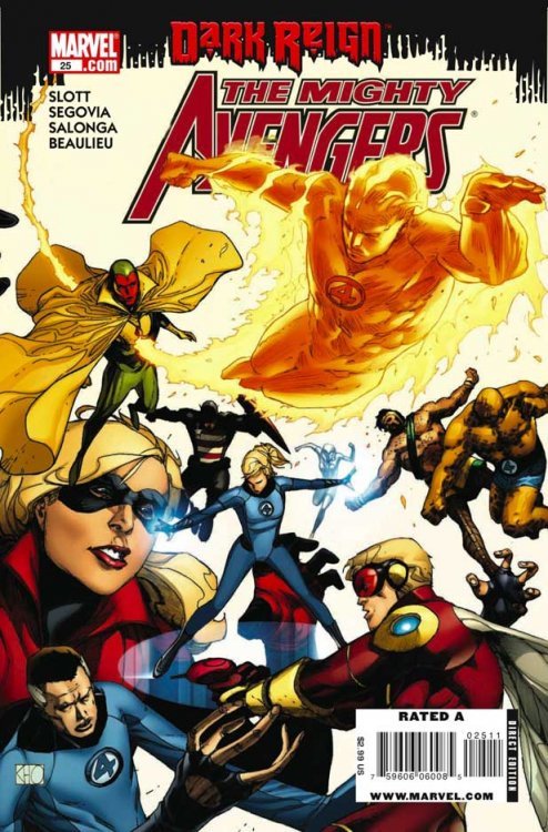 Comic Books Marvel Comics - Mighty Avengers 025 (Cond. FN) 21949 - Cardboard Memories Inc.