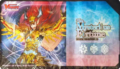 Trading Card Games Bushiroad - Cardfight!! Vanguard - Mysterious Fortune - Knight of Fury Agravain - Rubber Playmat - Cardboard Memories Inc.