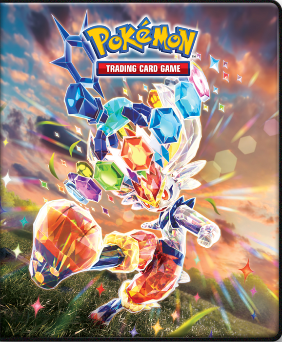 Trading Card Games Pokemon - Scarlet and Violet - Stellar Crown - 4 Pocket Portfolio Binder - Pre-Order September 20th 2024 - Cardboard Memories Inc.