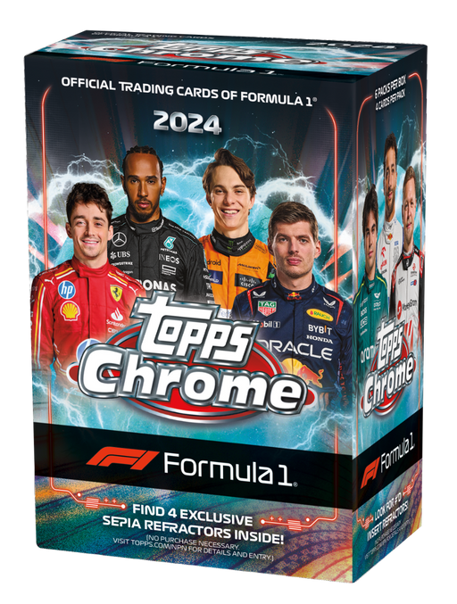 Sports Cards Topps - 2024 - Chrome - Formula 1 - Value Blaster Box - Cardboard Memories Inc.