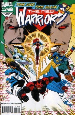 Comic Books Marvel Comics - New Warriors (1st Series 1990) 047 (Cond. FN) 21826 - Cardboard Memories Inc.