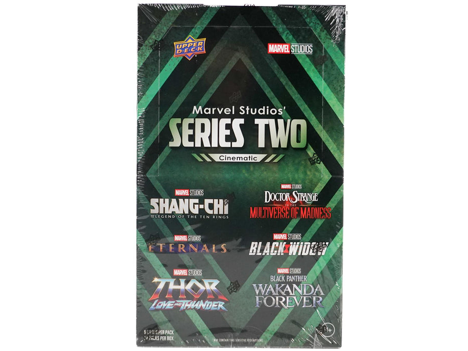 Non Sports Cards Upper Deck - Marvel Studios - Series 2 - Cinematic - Hobby Box - Cardboard Memories Inc.