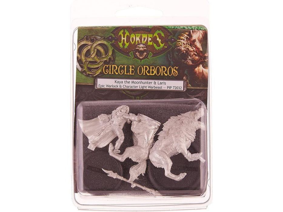 Collectible Miniature Games Privateer Press - Hordes - Circle Orboros - Kaya the Moonhunter - Laris - PIP 72032 - Cardboard Memories Inc.