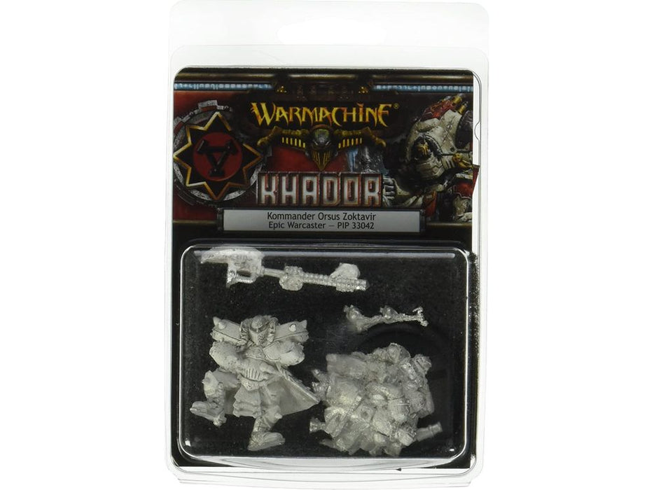 Collectible Miniature Games Privateer Press - Warmachine - Khador - Epic Warcaster Kommander Orsus Zoktavir - PIP 33042 - Cardboard Memories Inc.