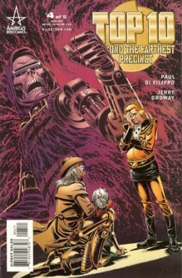 Comic Books Wildstorm Comics - Top 10 Beyond the Farthest Precinct 004 (Cond. Damaged) 0129 - Cardboard Memories Inc.