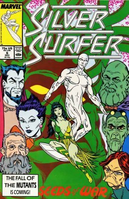 Comic Books Marvel Comics - Silver Surfer (1987 2nd Series) 006 (Cond. VG) 21818 - Cardboard Memories Inc.