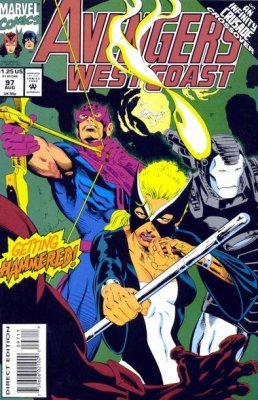 Comic Books Marvel Comics - Avengers West Coast (1985) 097 (Cond. FN) 21984 - Cardboard Memories Inc.