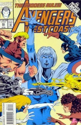Comic Books Marvel Comics - Avengers West Coast (1985) 096 (Cond. VG+) 21985 - Cardboard Memories Inc.