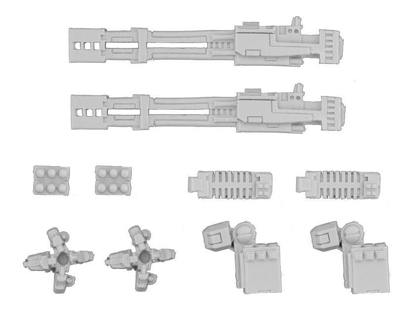 Collectible Miniature Games Games Workshop - Warhammer 40K - Tau Empire - Broadside Battlesuit Upgrade Pack (2012 Production) - Cardboard Memories Inc.