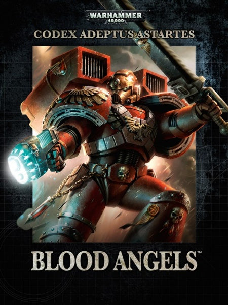 Collectible Miniature Games Games Workshop - Warhammer 40K - Codex - Space Marines - Blood Angels - 7th Edition Hardcover - WH0029 - Cardboard Memories Inc.