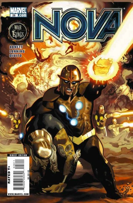 Comic Books Marvel Comics - Nova (2007 4th Series) 028 (Cond. VF-) 21736 - Cardboard Memories Inc.