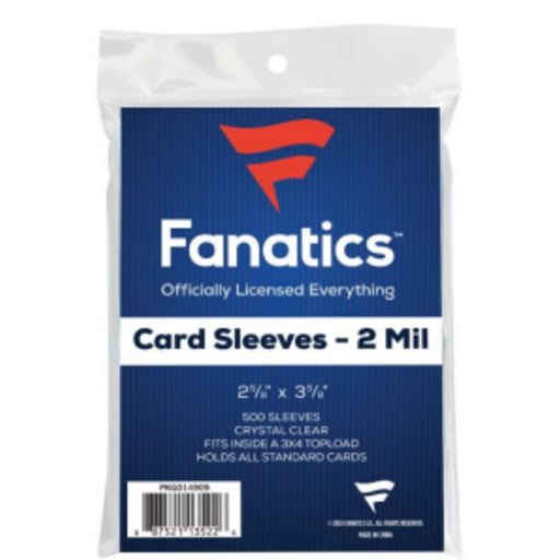 Supplies Fanatics - Soft Sleeves - Penny Card Sleeves - 2 5/8" x 3 5/8" - Package of 500 - Cardboard Memories Inc.