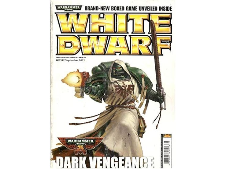 Magazine Games Workshop - White Dwarf - Issue 392 - September 2012 - WD0011 - Cardboard Memories Inc.