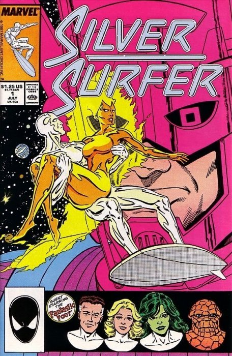 Comic Books Marvel Comics - Silver Surfer (1987 2nd Series) 001 (Cond. G) 21823 - Cardboard Memories Inc.