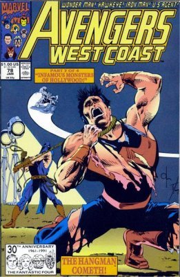 Comic Books Marvel Comics - Avengers West Coast (1985) 078 (Cond. G) 21986 - Cardboard Memories Inc.