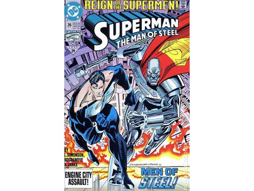 Comic Books DC Comics - Superman Man of Steel (1991) 026 (Cond. VF-) 18772 - Cardboard Memories Inc.