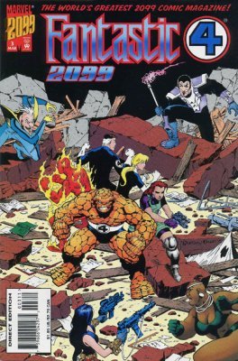Comic Books Marvel Comics - Fantastic Four 2099 003 (Cond. VF-) 21651 - Cardboard Memories Inc.