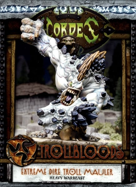 Collectible Miniature Games Privateer Press - Hordes - Trollbloods - Extreme Dire Troll Mauler Heavy Warbeast - PIP 71098 - Cardboard Memories Inc.