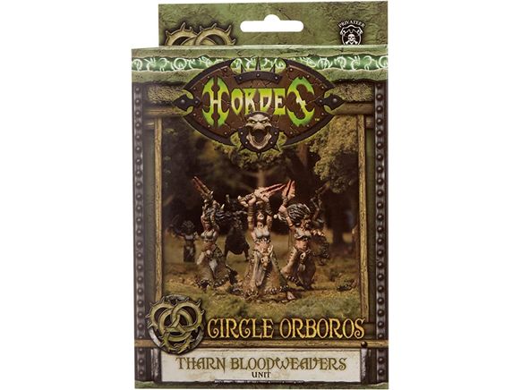 Collectible Miniature Games Privateer Press - Hordes - Circle Orboros - Tharn Bloodweavers Unit - PIP 72039 - Cardboard Memories Inc.