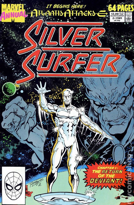 Comic Books Marvel Comics - Silver Surfer Annual (2nd Series) 002 (Cond. VG) 21776 - Cardboard Memories Inc.
