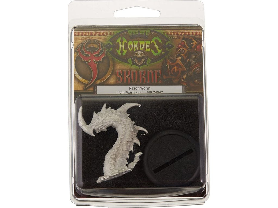 Collectible Miniature Games Privateer Press - Hordes - Skorne - Razor Worm Light Warbeast - PIP 74047 - Cardboard Memories Inc.