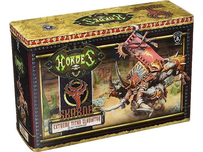 Collectible Miniature Games Privateer Press - Hordes - Skorne - Extreme Titan Gladiator Heavy Warbeast - PIP 74093 - Cardboard Memories Inc.