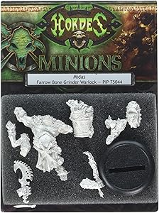 Collectible Miniature Games Privateer Press - Hordes - Minions - Midas Farrow Bone Grinder Warlock - PIP 75044 - Cardboard Memories Inc.