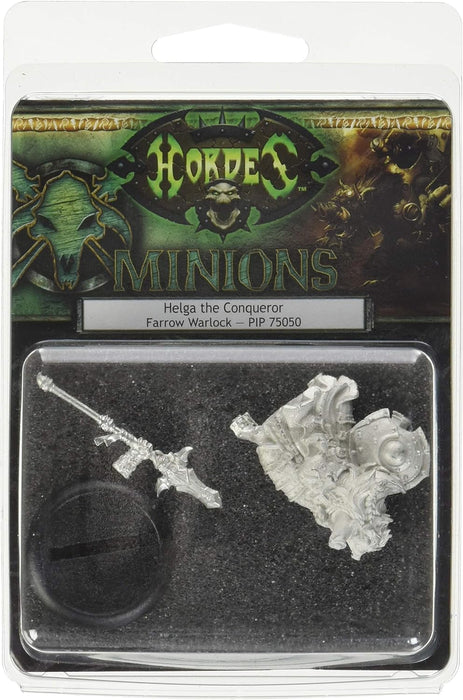 Collectible Miniature Games Privateer Press - Hordes - Minions - Helga the Conqueror Warlock - PIP 75050 - Cardboard Memories Inc.