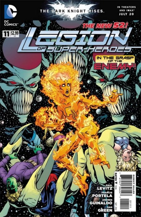 Comic Books DC Comics - Legion of Super-Heroes (2011 7th Series) 011 (Cond. FN+) 22101 - Cardboard Memories Inc.