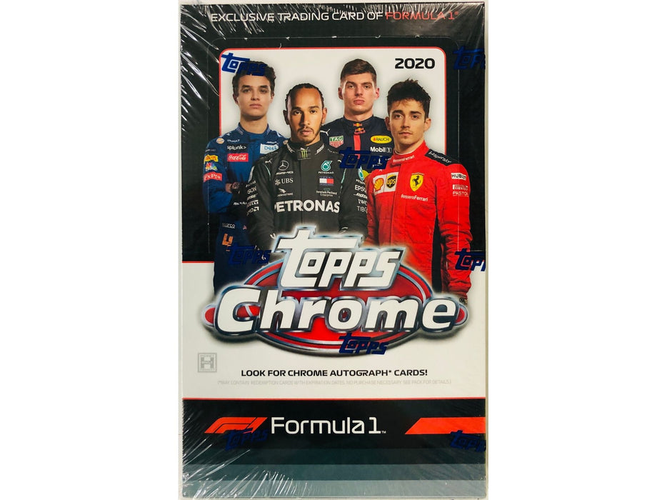 Sports Cards Topps - 2020 - Chrome - Formula 1 Racing - 12 Box Hobby Case - Cardboard Memories Inc.