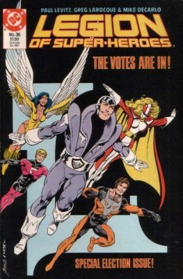 Comic Books DC Comics - Legion of Super-Heroes (1984 3rd Series) 036 (Cond. VF-) 22106 - Cardboard Memories Inc.