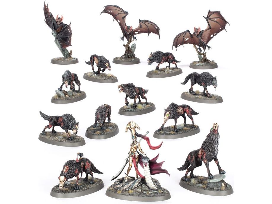 Collectible Miniature Games Games Workshop - Warhammer Age of Sigmar Dawnbringers - Soulblight Gravelords - Fangs of the Blood Queen - 91-43 - Cardboard Memories Inc.