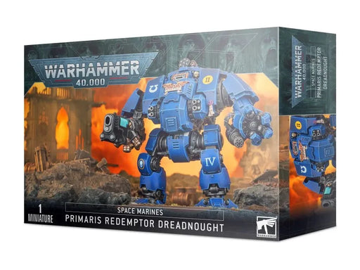 Collectible Miniature Games Games Workshop - Warhammer 40K - Space Marines - Primaris Redemptor Dreadnought - 48-77 - Cardboard Memories Inc.