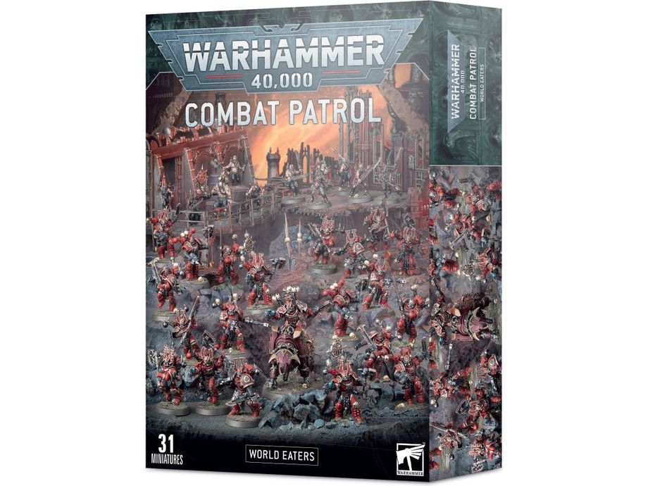 Collectible Miniature Games Games Workshop - Warhammer 40K - World Eaters - Combat Patrol - 44-17 - Cardboard Memories Inc.