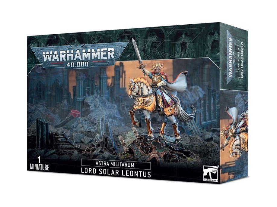 Collectible Miniature Games Games Workshop - Warhammer 40K - Astra Militarum - Lord Solar Leontus - 47-35 - Cardboard Memories Inc.