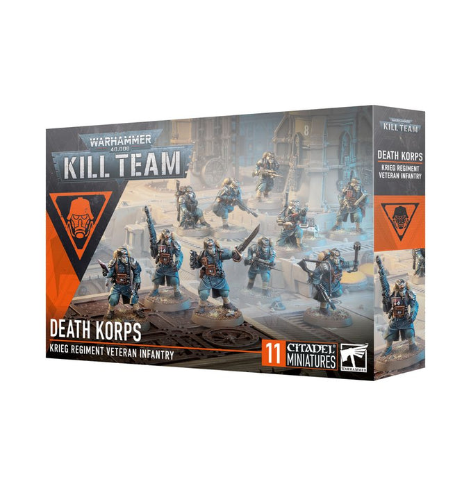 Collectible Miniature Games Games Workshop - Warhammer 40K - Kill Team - Death Korps - Krieg Regiment Veteran Infantry - 103-87 - Cardboard Memories Inc.