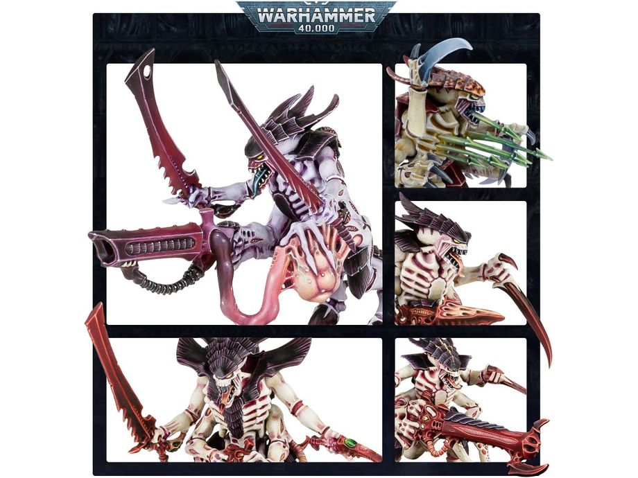 Collectible Miniature Games Games Workshop - Warhammer 40K - Tyranids - Tyranid Warriors - 51-18 - Cardboard Memories Inc.