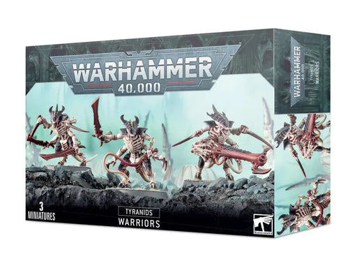 Collectible Miniature Games Games Workshop - Warhammer 40K - Tyranids - Tyranid Warriors - 51-18 - Cardboard Memories Inc.