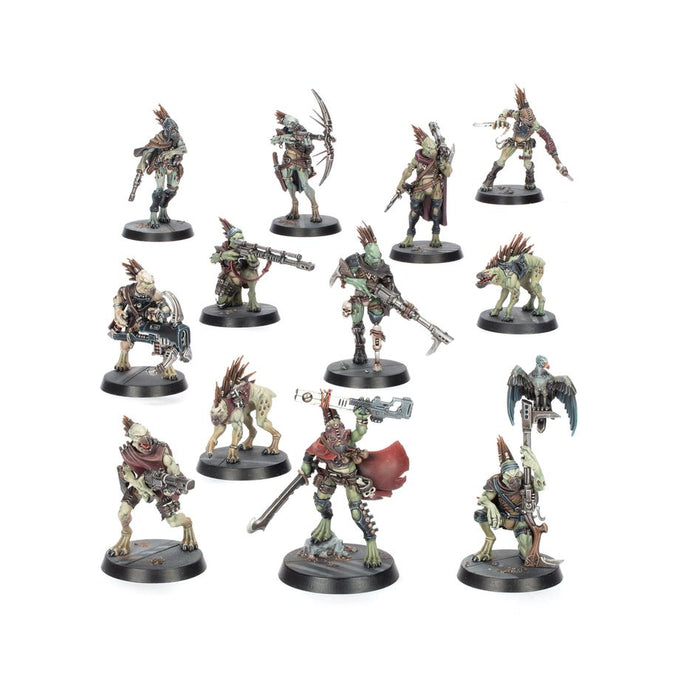 Collectible Miniature Games Games Workshop - Warhammer 40K - Kill Team - Farstalker Kinband - Kroot Mercenary Crew - 103-08 - Cardboard Memories Inc.