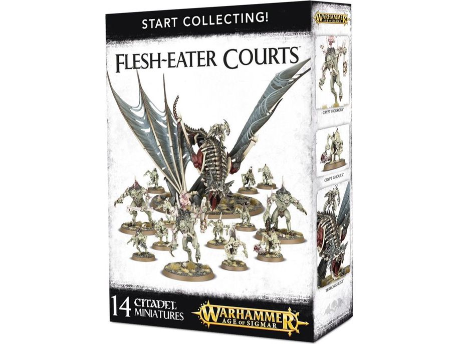 Collectible Miniature Games Games Workshop - Warhammer Age of Sigmar - Start Collecting - Flesh-Eater Court - 70-95 - Cardboard Memories Inc.